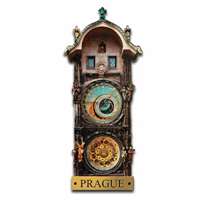 Alt Rathaus Quadratisch Astronomical Uhr Prag Kühlschrank 3D Kühlschrank Magnet 