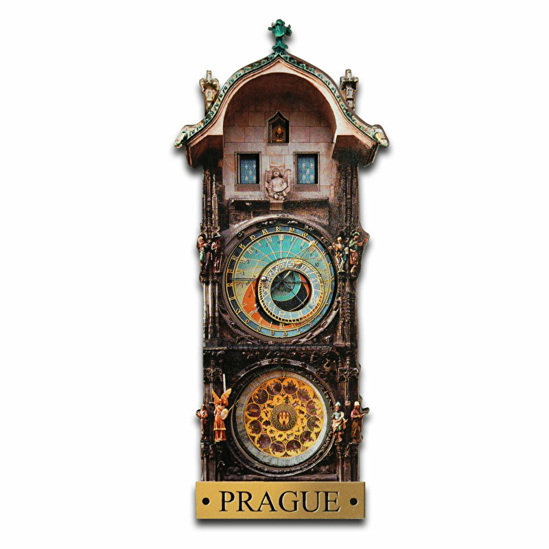Astronomical Clock 2" X 3" Fridge Prague Locker Magnet 