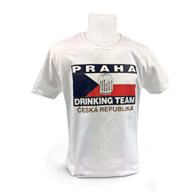 Tričko Praha D.T. 1. - Bílá