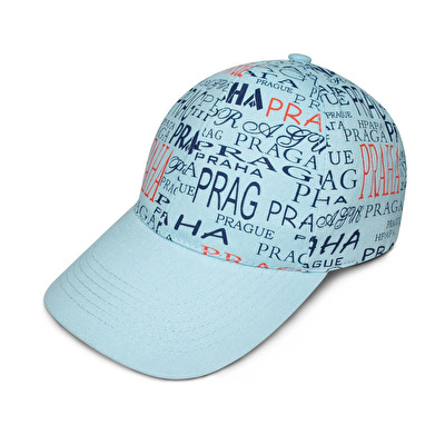 Čepice Praha Texty 27. - Světle modrá
