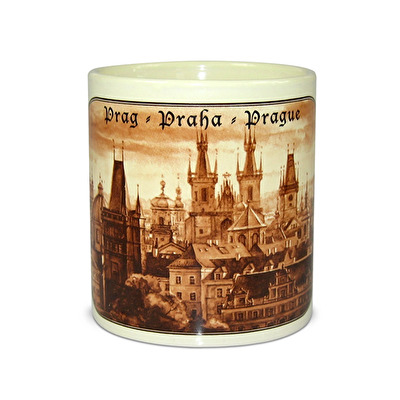 Hrnek Praha Most - Věž C - Béžová