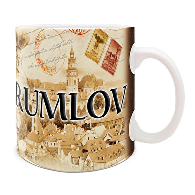 Hrnek giga Český Krumlov Retro 