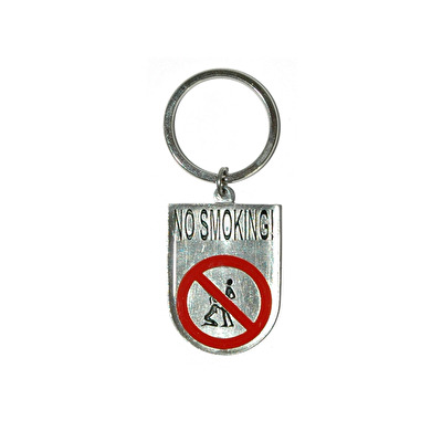 Přívěsek kovový No smoking 2.