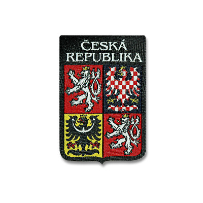 Nášivka Státní znak ČR černá 31.
