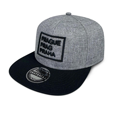 Čepice Praha snapback TRIP černá výšivka 6.