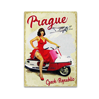 Magnet HDF 3D Pin-up Skútr 28.