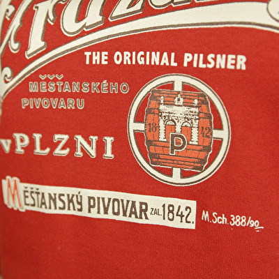 Červené dámské tričko Pilsner Urquell sud 