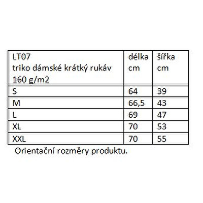 Tričko dámské I love PRAGUE 98.
