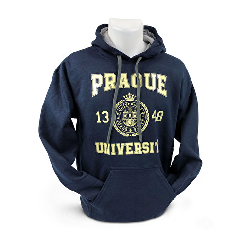 Mikina s kapucí Praha University M31.