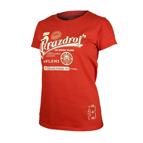 Frauen-T-Shirt Pilsner Urquell Fass