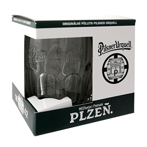 Glashumpen Pilsner Urquell 0,5 l mit Schachtel