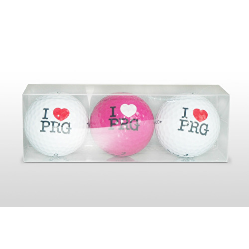 Golfové míčky mix set 3 ks v krabičce