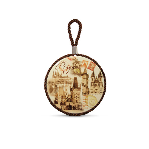 Podložka pod hrnec Praha malá Retro