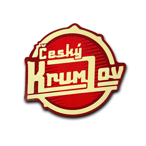 Hölzerner Magnet Böhmisch Krumau - Cesky Krumlov Rädchen 41.