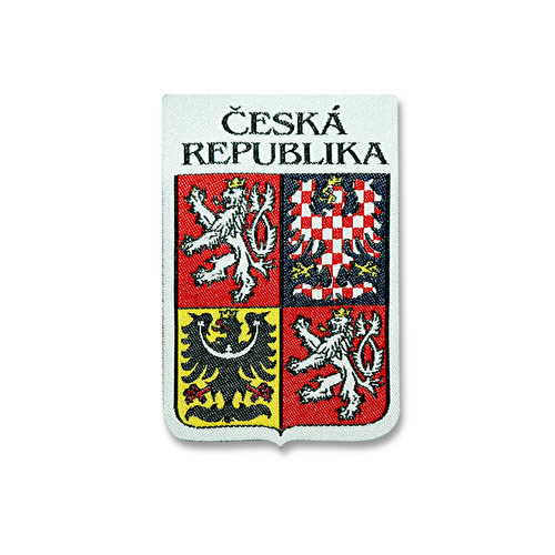Nášivka Státní znak ČR bílá 32.