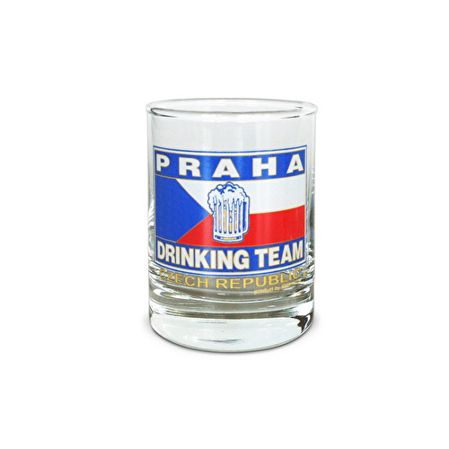 Sklo mini Favorit Praha D.T. čiré