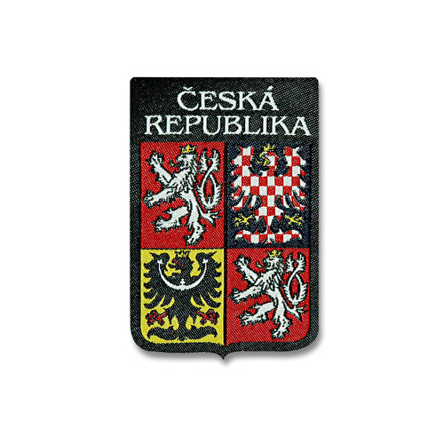 Nášivka Státní znak ČR černá 31.