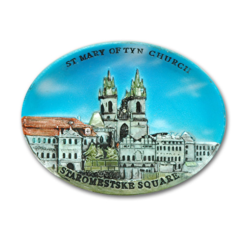 Magnet oválný Staroměstké náměstí