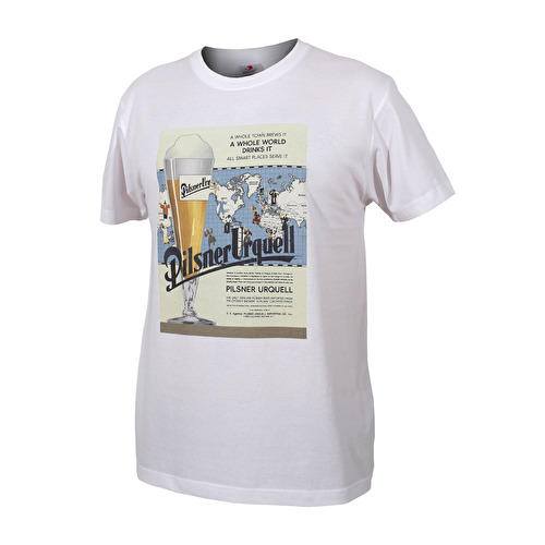 Weiß T-shirt Pilsner Urquell 
