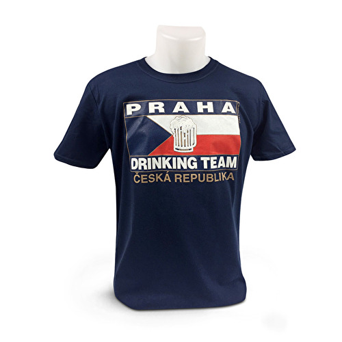 T-Shirt Prag D.T. dunkelblau 1.