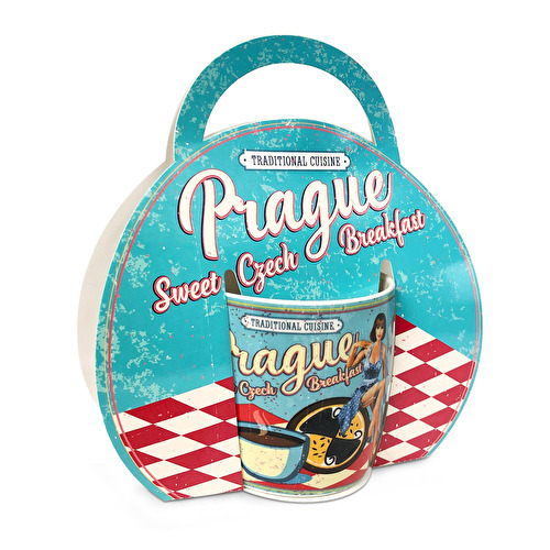 Mug Prague with a handbag Breakfast