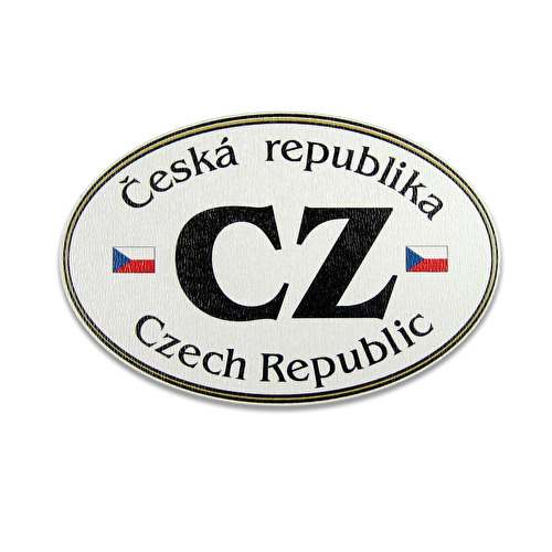 Wooden magnet Czech Republic CZ 14.