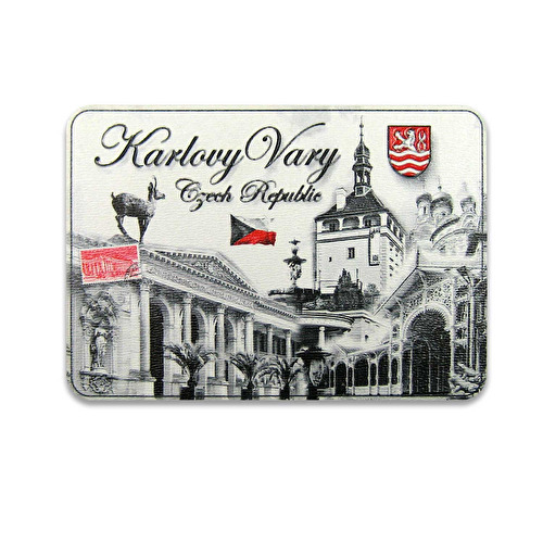 Wooden magnet 3D Carlsbad - Karlovy Vary Montaz 31.