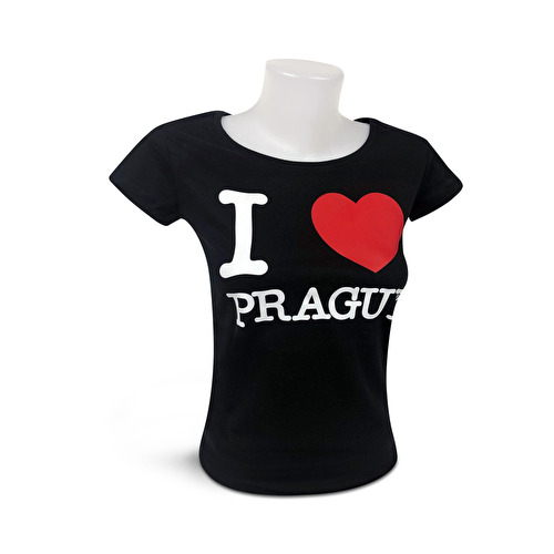 Ladies‘ T-shirt I love PRAGUE 98.