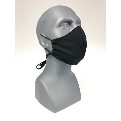 Cotton face mask black