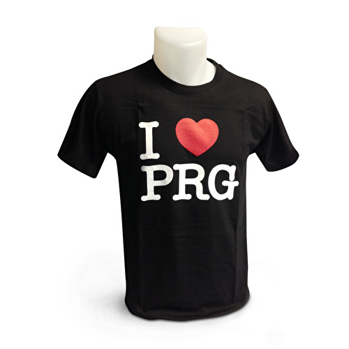Tričko I love PRG černá 33.