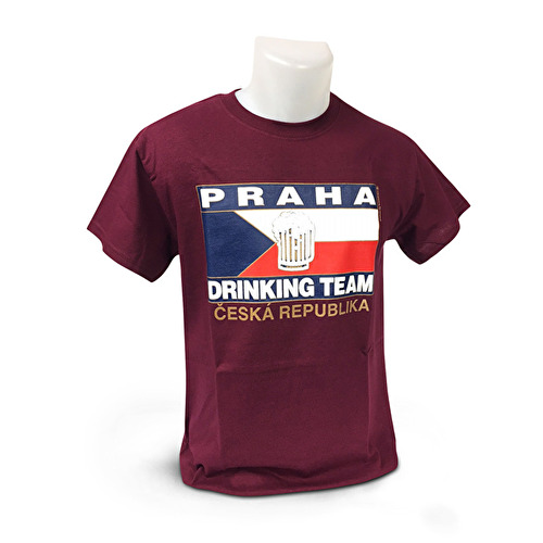 T-shirt Prague D.T. burgundy 1.