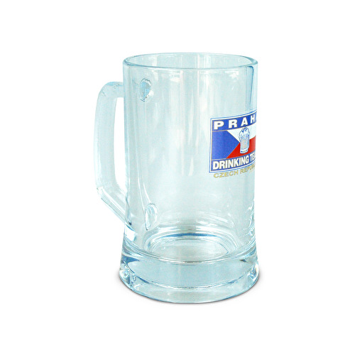 Glass tankard Prague Corona 0,3 D.T.