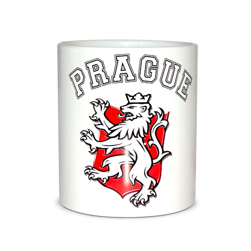 Tasse Prag Löwe Wappen