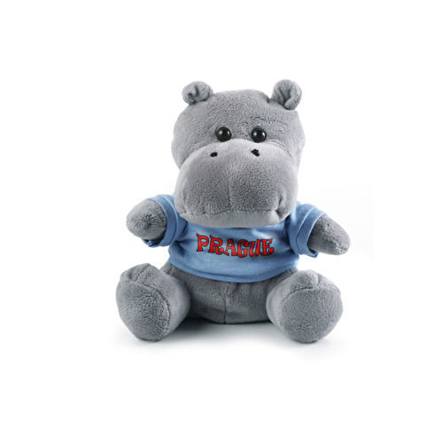 Plush hippo toy Prague