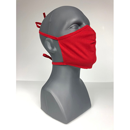Cotton face mask red