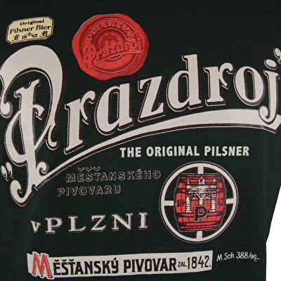 Zelené pánské tričko PRAZDROJ