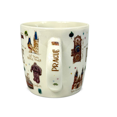 Hrnek Praha kabelka Aquarel