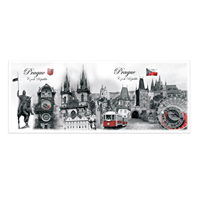 Bambusový kelímek Praha červená Montáž