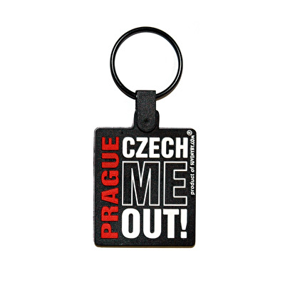 Přívěsek gumový Praha C.M.O. černý