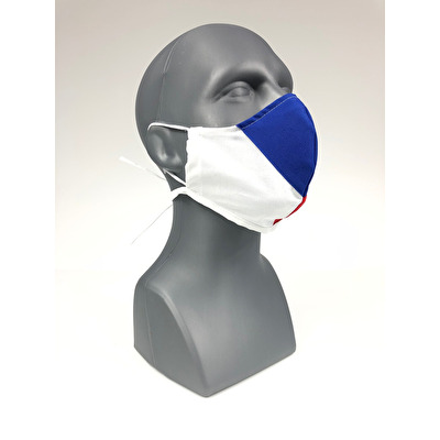 Rouška vlajka ČR gumičky a šňůrky anatomická 