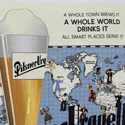 Weiß T-shirt Pilsner Urquell 