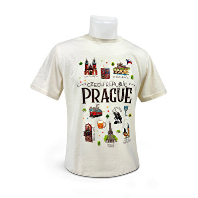 Tričko Praha Aquarel 292.
