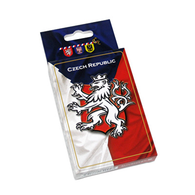 Playing cards Czech Republic Lion Coat of Arms flag