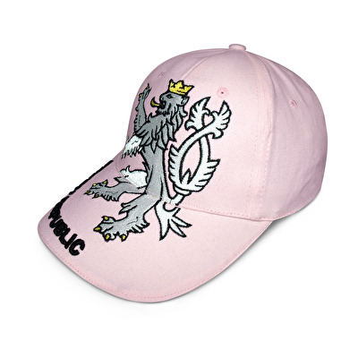 Cap Prague big Czech Lion 34. - Pink