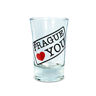 Kalíšek sklo malý Prague love you