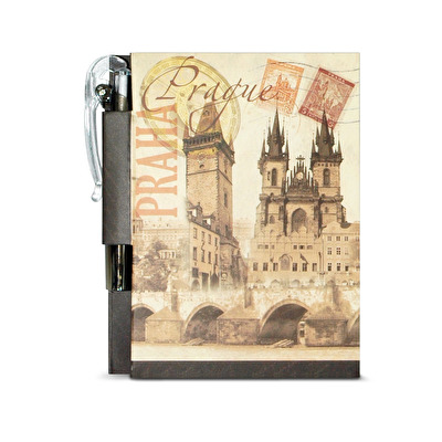 Blok Praha 8,5x11 pero Retro