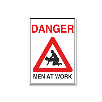 Samolepka Men at work 5.