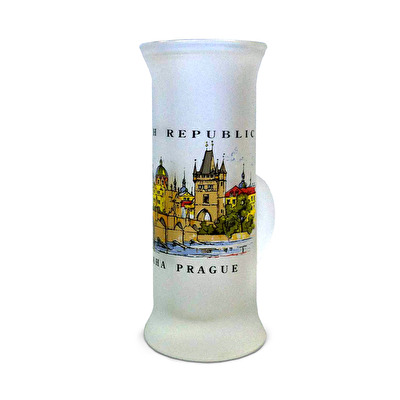 Sklo mini Smirnof Praha malovaná