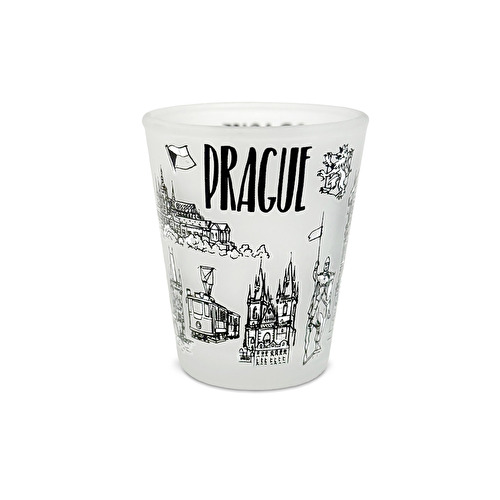 Sklo mini Praha frozen Pastel