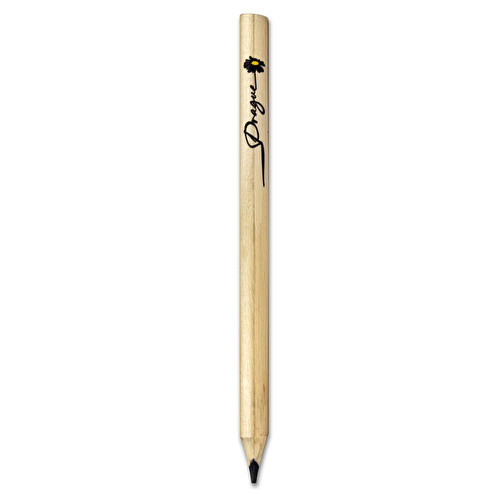 Big pencil DAISY FLOWER black